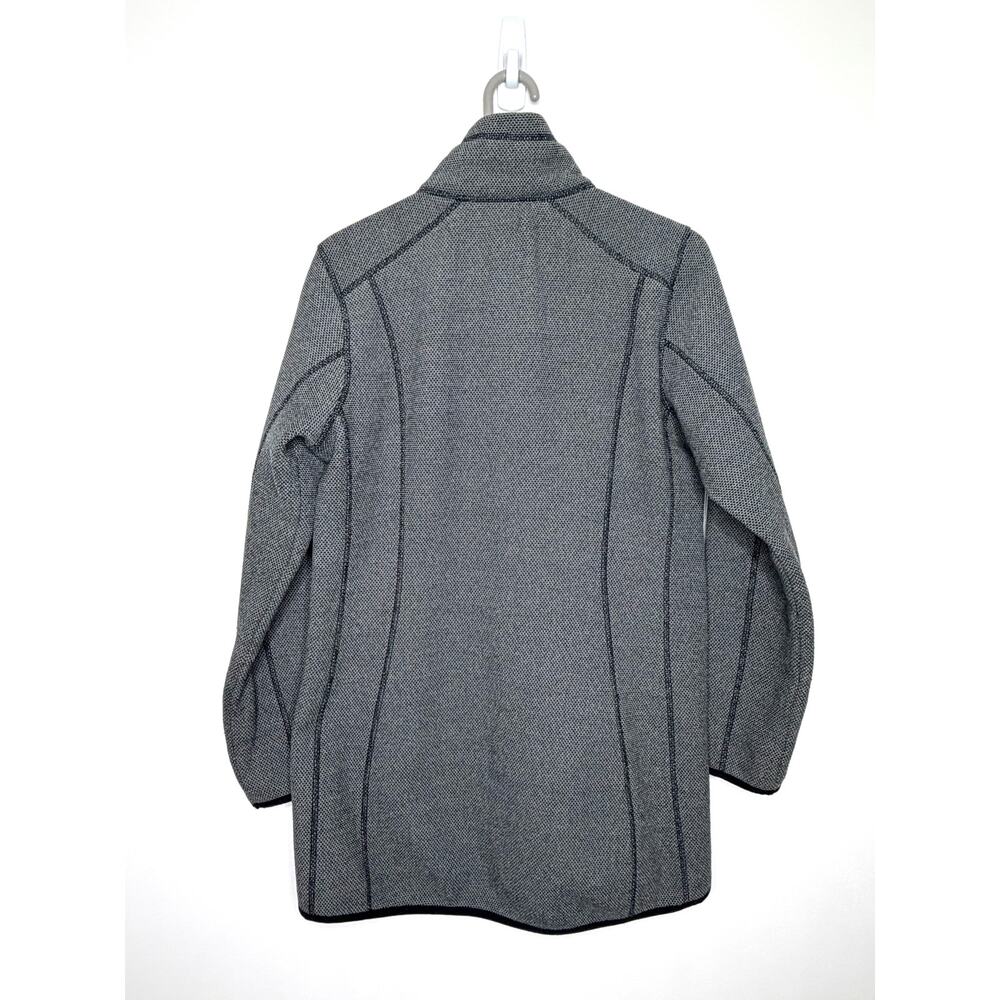 Eddie Bauer Women's Weekend Fleece Jacket Sz M Gray Green Hue Textured Outdoors - Picture 2 of 8
